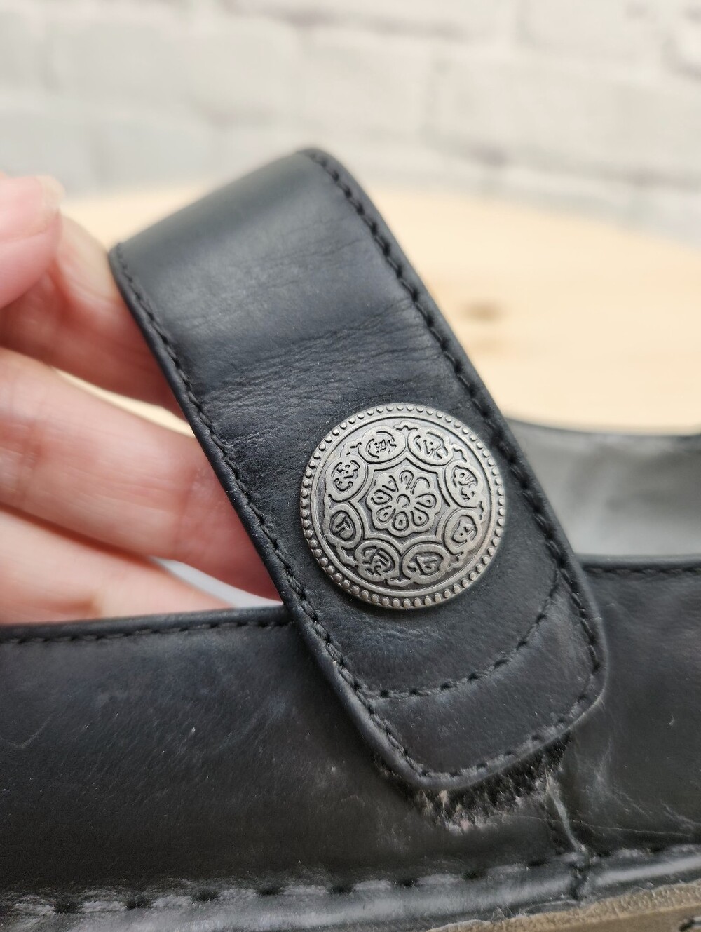 Alegria Paloma PAL-7414 Mary Jane Leather Shoes EU 40 Women's 9-9.5 Black Comfor - Picture 10 of 10